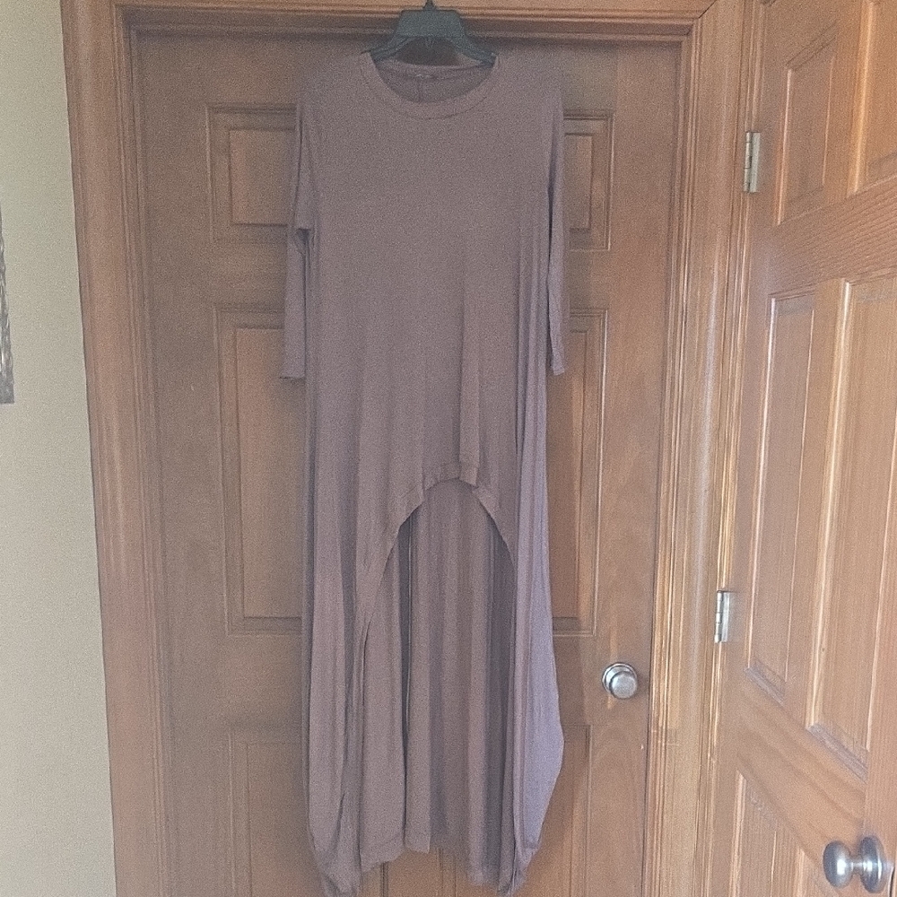 Annabelle Dusty Purple High-Low Dress